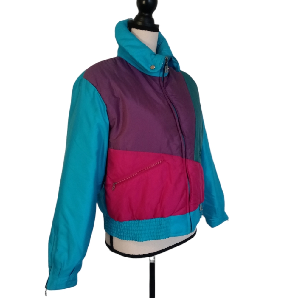 Bogner Color Block Puffer Jacket - image 3